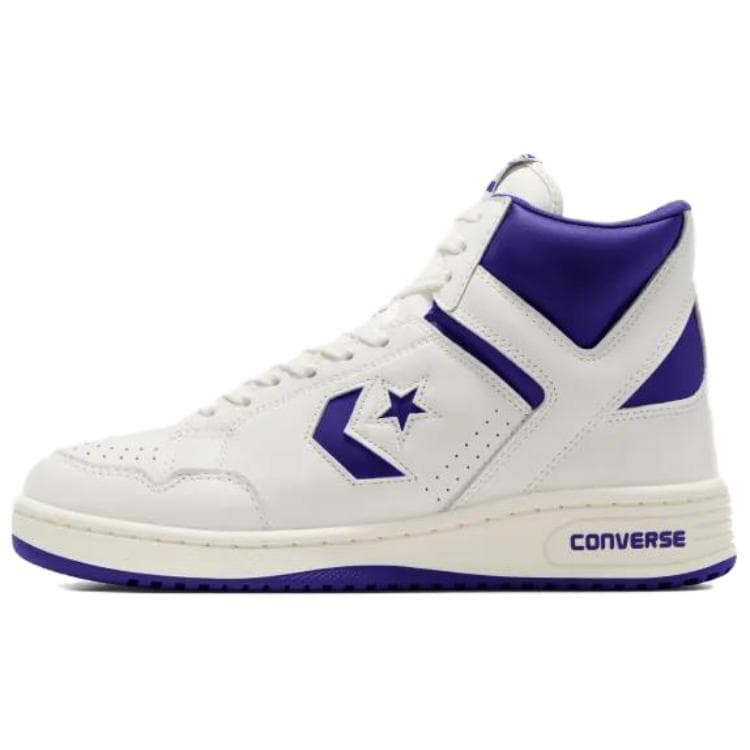Кроссовки Converse Тонкая подошва Противоскользящая износостойкая Мид-топ Повседневная обувь для скейтборда Унисекс Белый - изображение 1