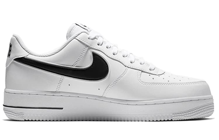 Кроссовки Nike Air Force 1 '07 Low Black Swoosh - изображение 2