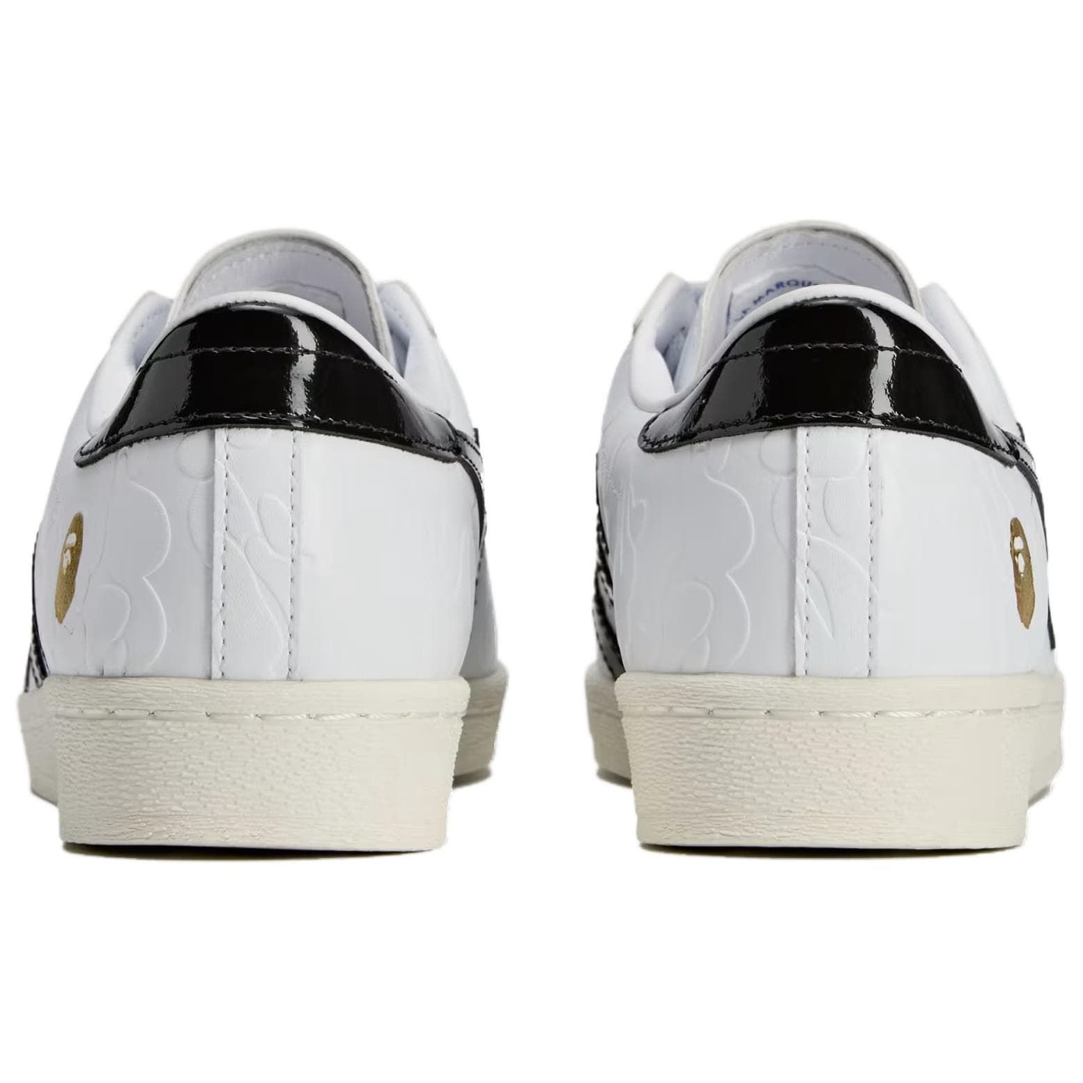 Кроссовки BAPE x Adidas Superstar "White" - изображение 4