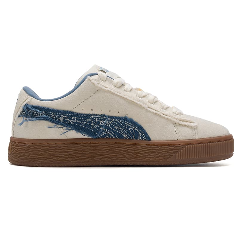 Кроссовки PUMA Suede XL Low Top Off-White Blue - изображение 2