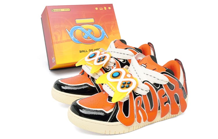 Кроссовки BIPOLAR x OLD ORDER Basketball Orange - изображение 6