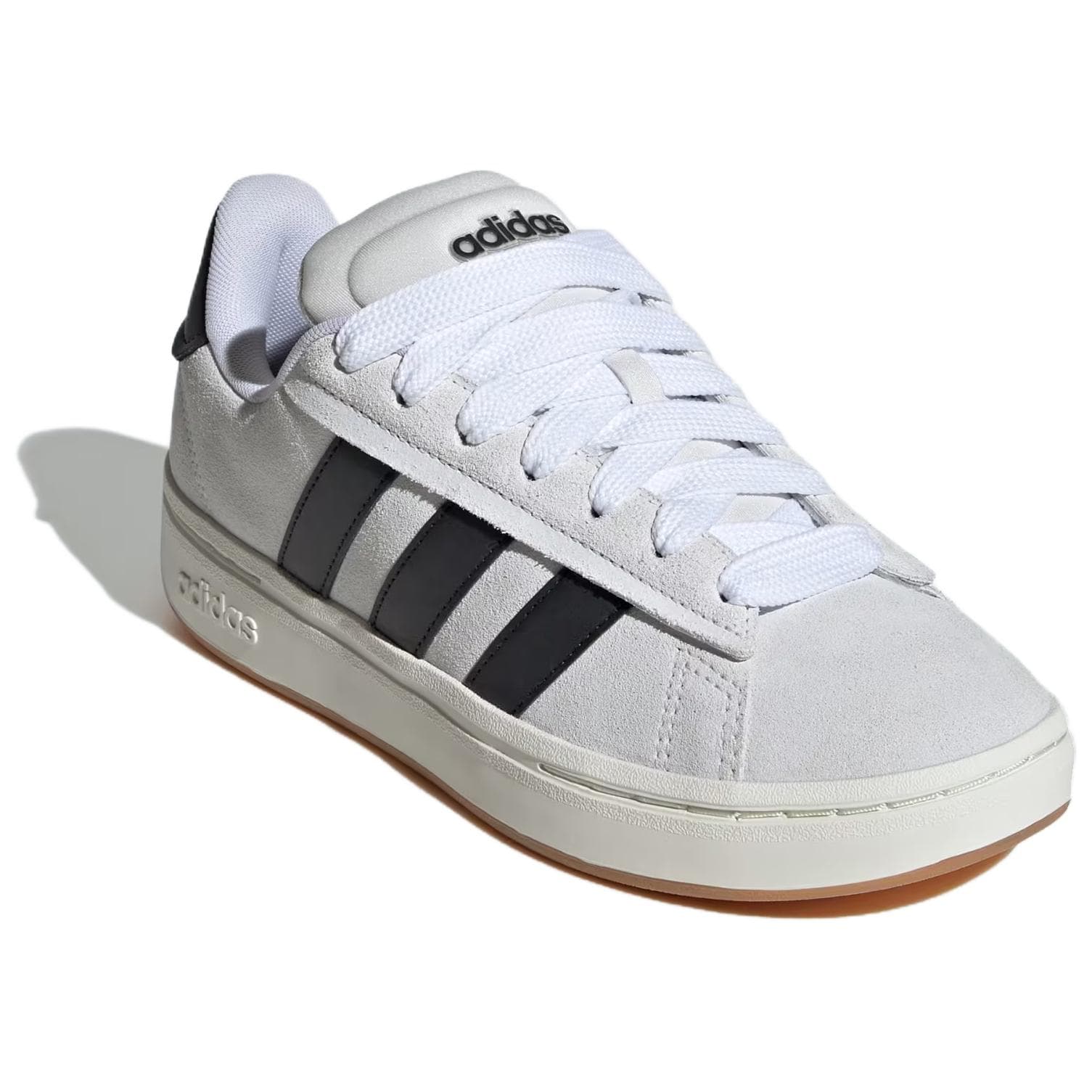 Кроссовки Adidas GRAND COURT ALPHA Противоскользящая Амортизация Низкие Кеды Скейтборд Обувь Женские Белые - изображение 3