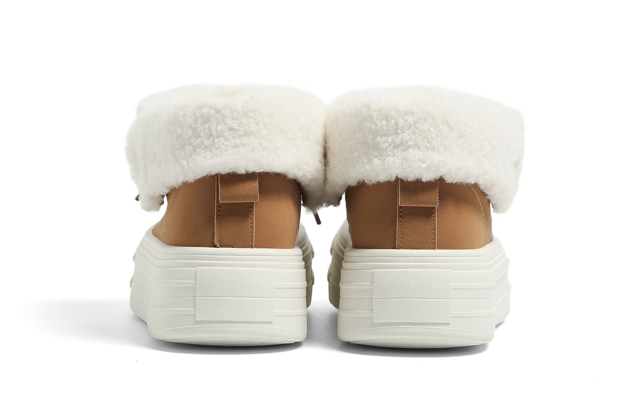 Кроссовки HUANQIU Flip-открытие Artificial Suede Обувь Термический Высота Увеличение Легкий MID Скейтбординг Кроссовки Женские - изображение 7