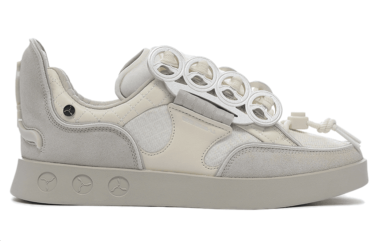 Кроссовки LI-NING 1990 Yellow Grey - изображение 2
