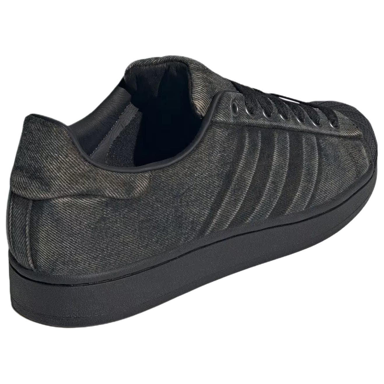 Кроссовки Adidas Originals Superstar 82 Текстиль Резина Скейтбординг Кроссовки Унисекс Черные - изображение 3