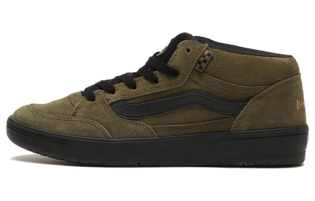 Кроссовки Vans Zahba Текстиль Split Suede Комфортный Термический Водонепроницаемый MID Топ Скейтборд Кроссовки Мужские - изображение 1