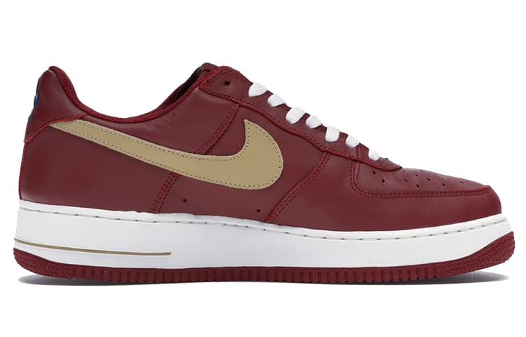 Кроссовки Nike Air Force 1 Low Red Gold — фото 2