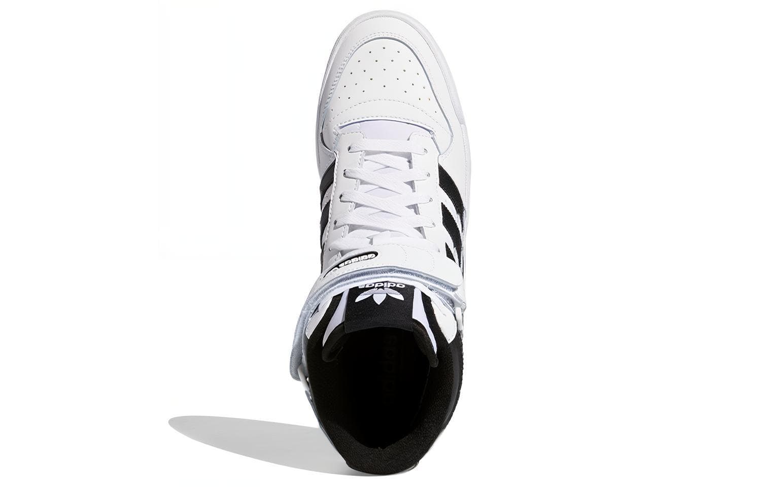 Кроссовки adidas Forum Mid White Black - изображение 5