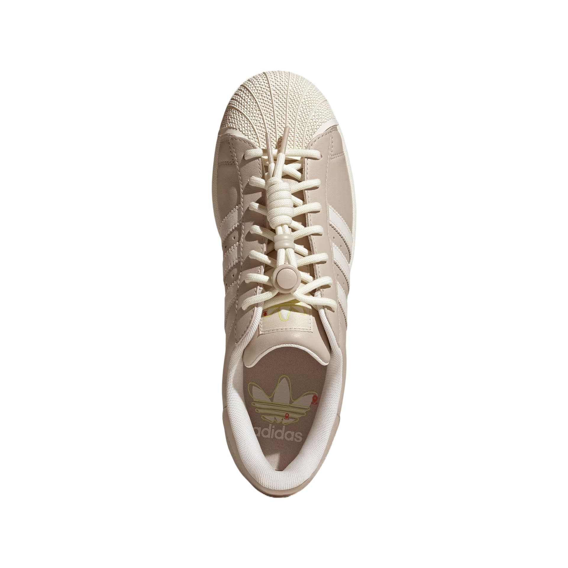 Кроссовки Adidas Originals SUPERSTAR 2 Легкий Low Топ Скейтборд Обувь Унисекс Коричневый белый - изображение 3