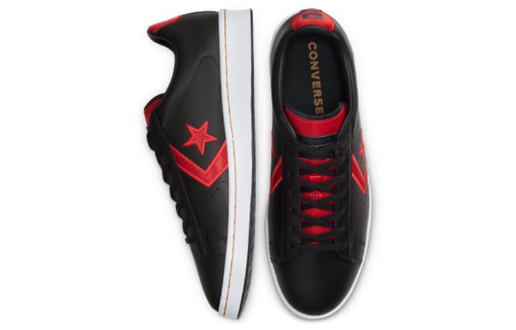 Кроссовки Converse Cons Pro Leather Black Red White - изображение 4