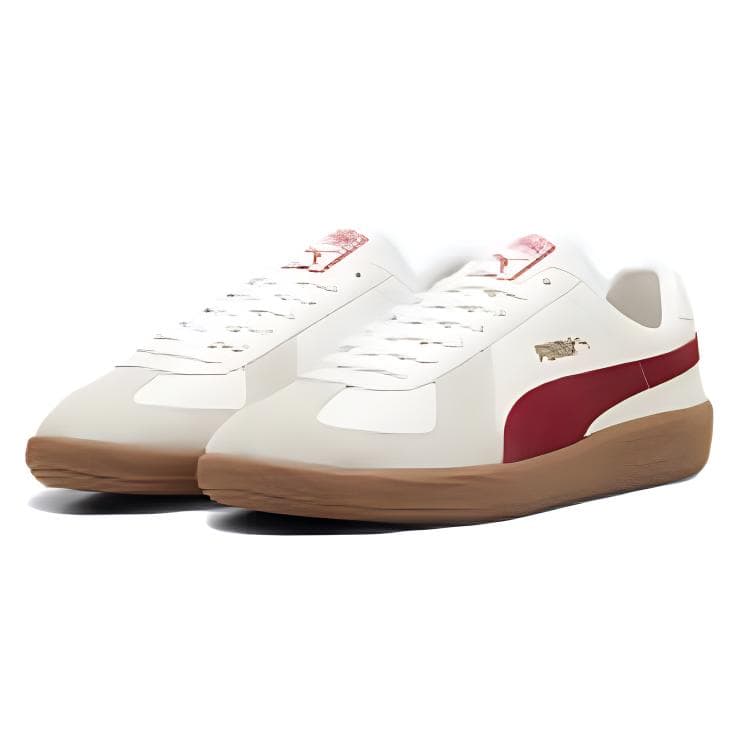 Кроссовки PUMA Army Trainer White Red - изображение 3