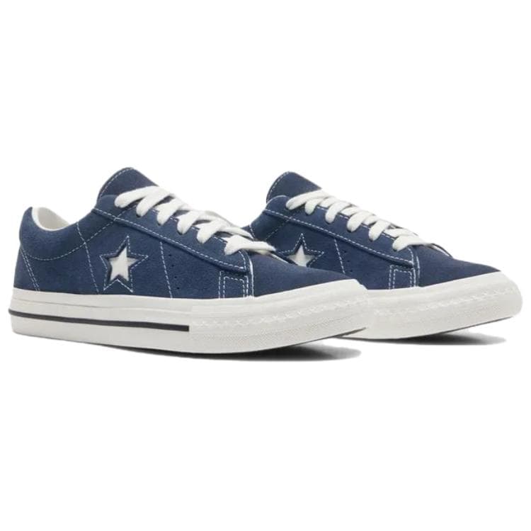 Кроссовки Converse ONE STAR 95 Классический Удобный Винтаж Тонкая подошва Противоскользящая износостойкая Лоу-топы Повседневная обувь для скейтборда Унисекс Синий - изображение 3