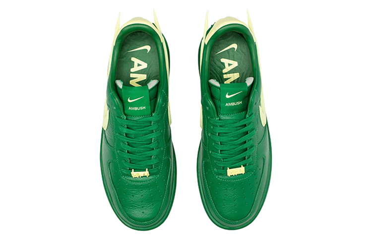 Кроссовки AMBUSH x Nike Air Force 1 Low "Pine Green and Citron" - изображение 4