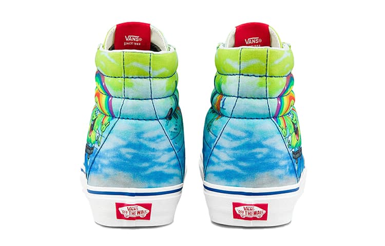 Кроссовки Vans SK8-Hi Sandy Liang x SpongeBob Rainbow - изображение 4