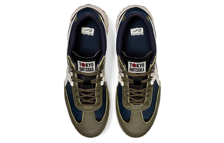 Кроссовки Onitsuka Tiger Delegation Ex White Blue Green - изображение 4
