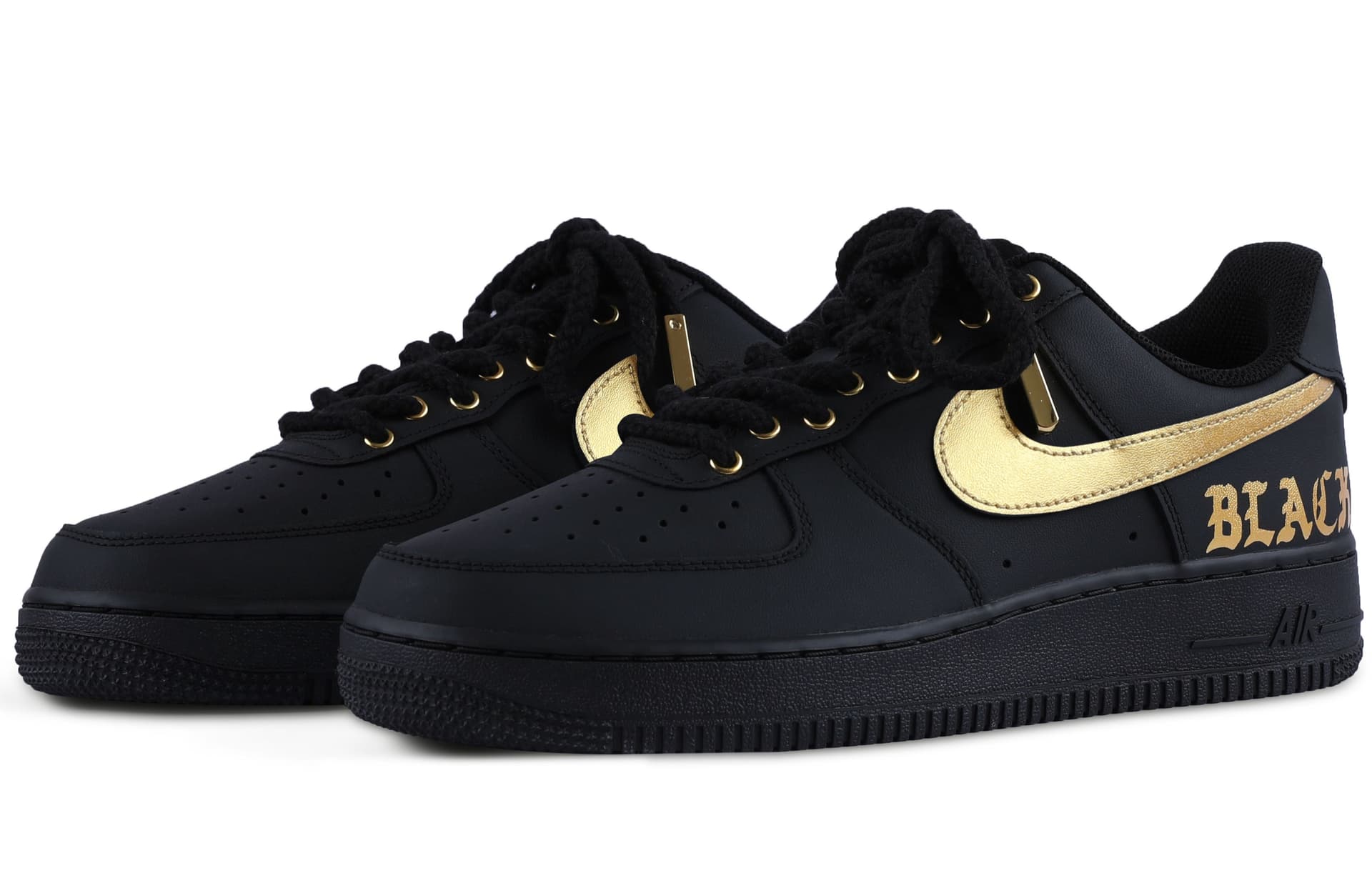 Кроссовки Nike Air Force 1 '07 Black Warrior - изображение 4