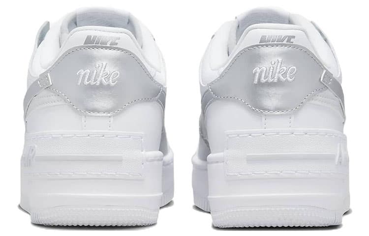 Кроссовки Nike Air Force 1 Low Shadow White Silver - изображение 5