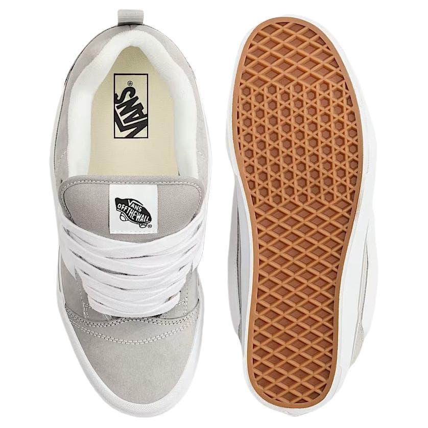 Кроссовки VANS Knu Skool Устойчивая к истиранию низкая обувь для скейтбординга унисекс серая - изображение 4