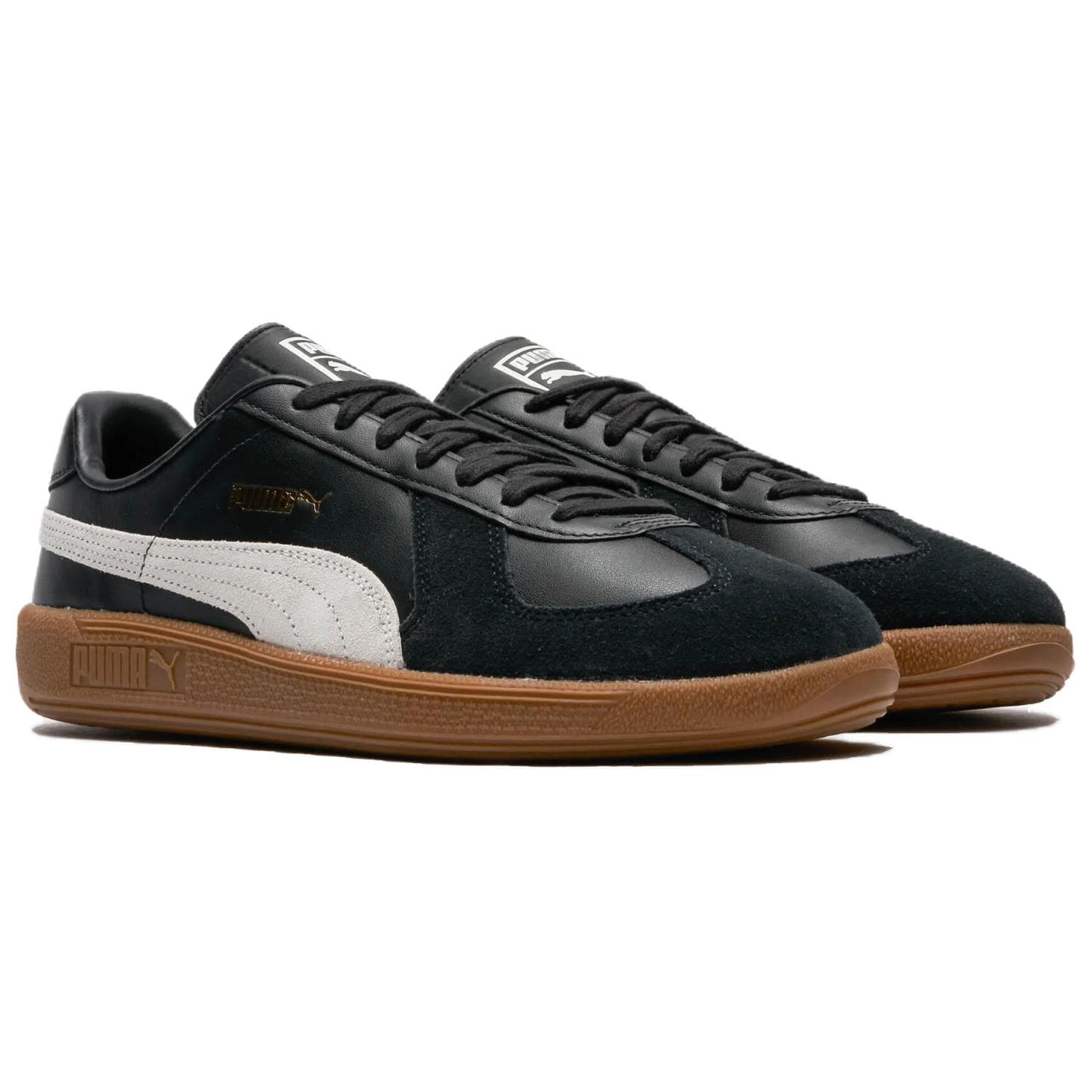 Кроссовки PUMA Army Trainer Баланс Low Топ Скейтборд Обувь Унисекс Черный - изображение 3
