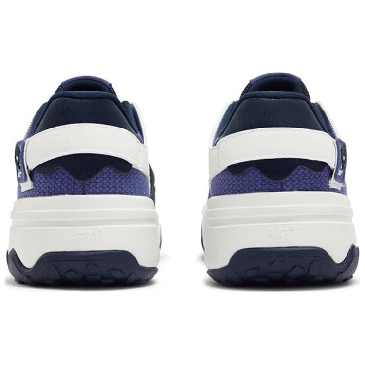 Кроссовки 361° Shortbread Аbrasion Resistant Slip Resistant Low Топ Скейтборд Кроссовки Мужские Белый Синий - изображение 4