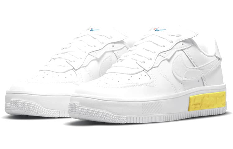 Кроссовки Nike Air Force 1 Fontanka White Yellow — фото 3