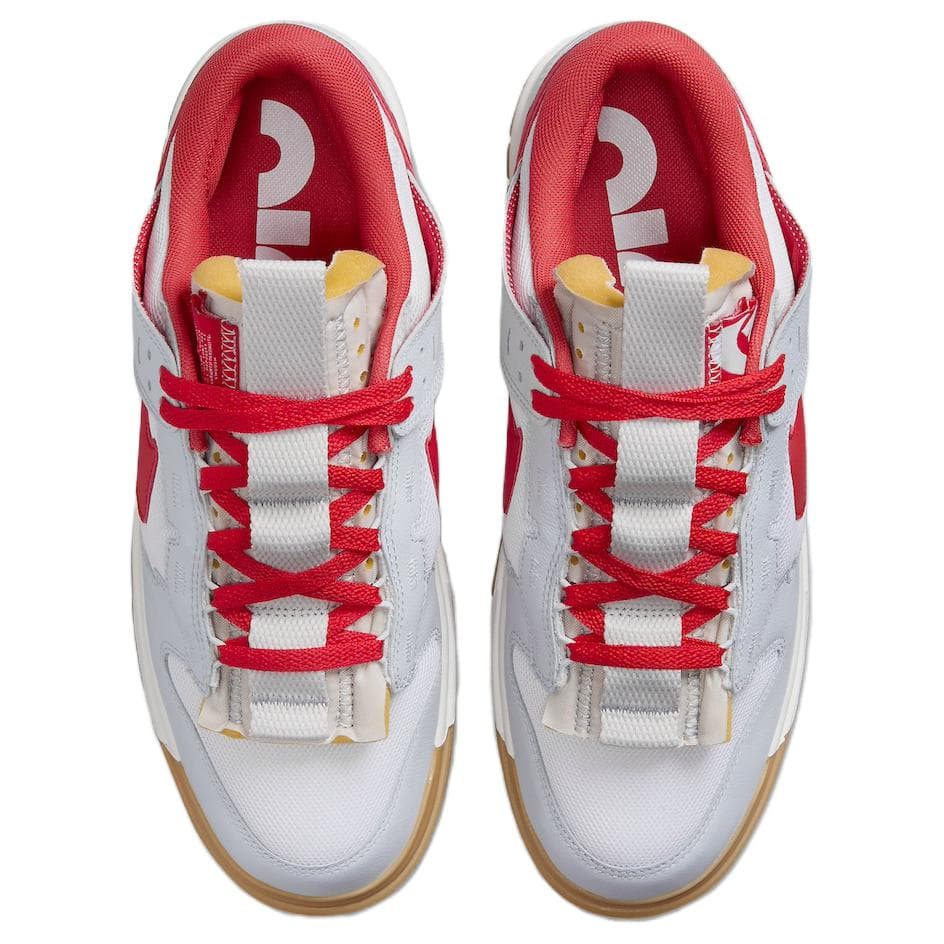 Кроссовки Nike Air Dunk Jumbo Low White Red - изображение 3