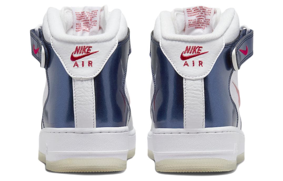 Кроссовки Nike Air Force 1 QS University Red Midnight Navy — фото 5