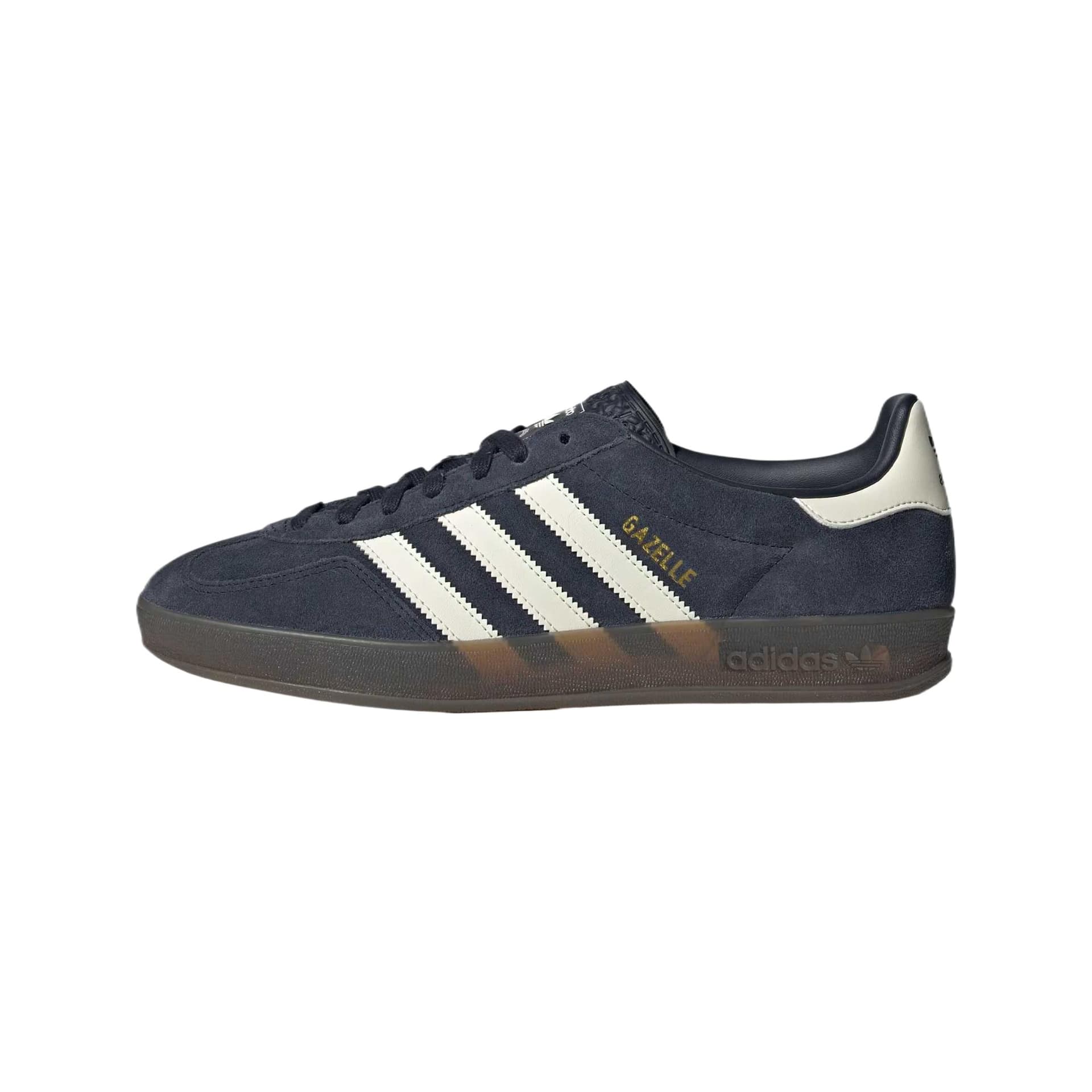 Кроссовки Adidas Originals GAZELLE INDOOR Низкие Скейтборд Обувь Мужская Темно-синяя - изображение 1