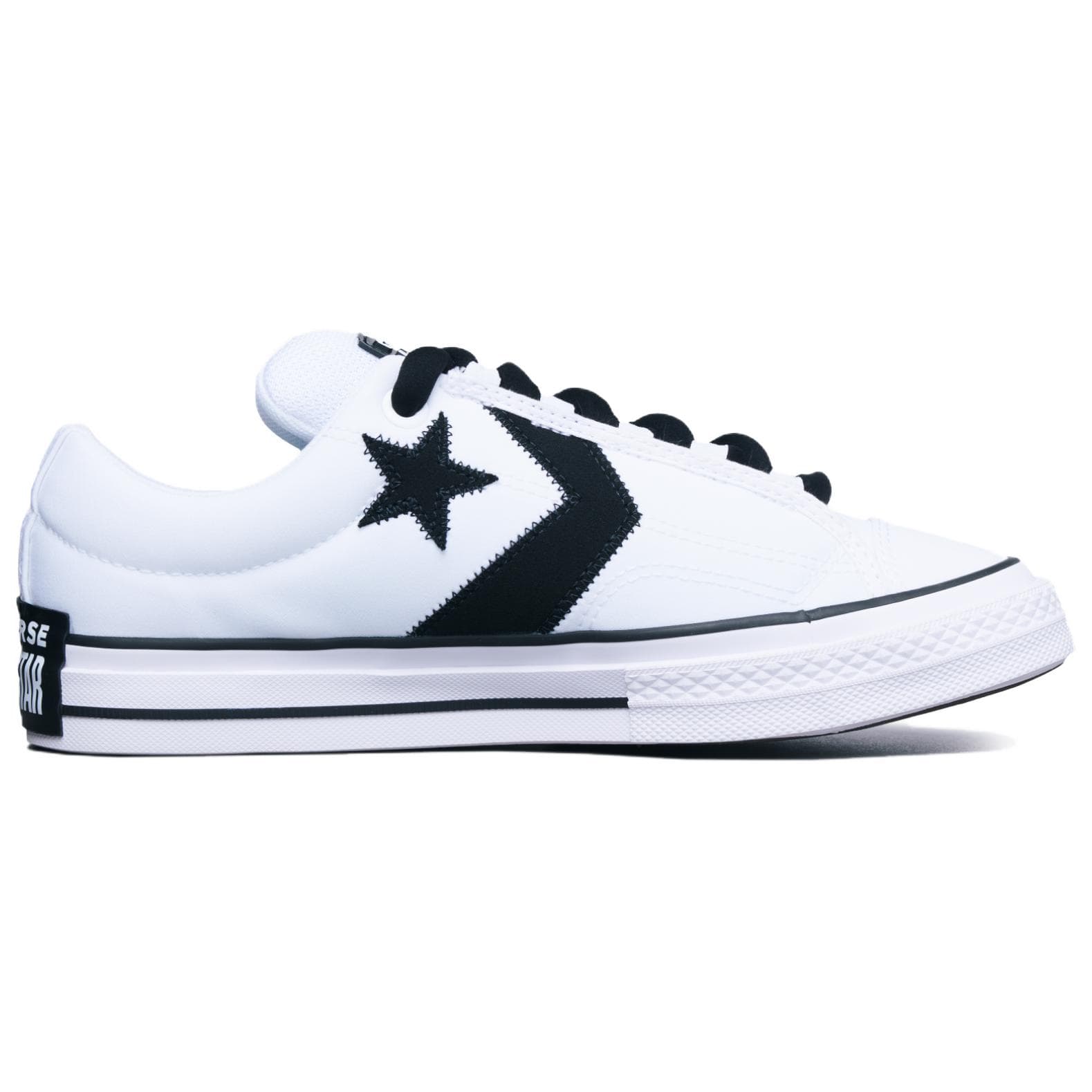 Кроссовки Converse Puff Player Универсальные удобные унисекс лоу-топы бело-черные - изображение 2