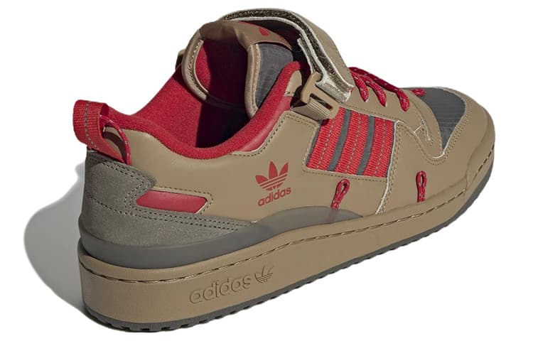Кроссовки adidas Forum 84 Low Brown Grey Red - изображение 4