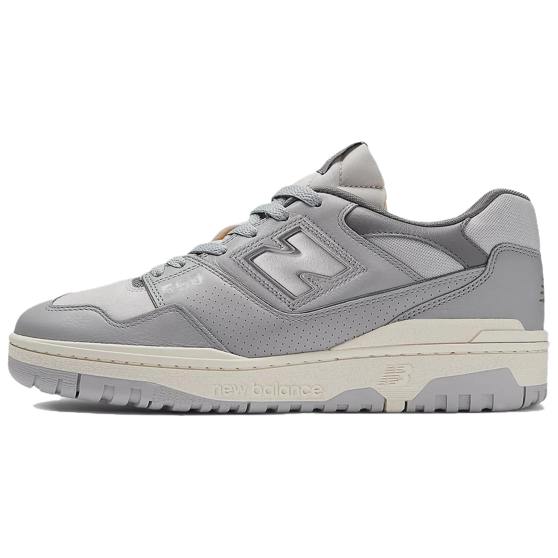 Кроссовки New Balance NB 550 Устойчивая к истиранию Низкая Скейтборд Обувь Мужская Серого цвета - изображение 1