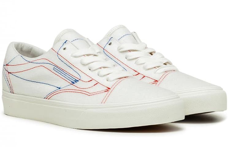Кроссовки Taka Hayashi x Vans Vault Low LX White - изображение 3