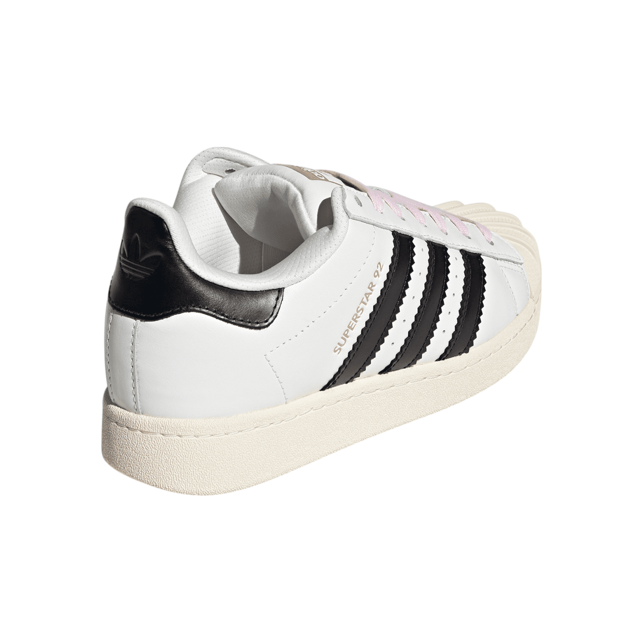 Кроссовки PHARRELL X adidas originals Superstar 92 Устойчивые к истиранию низкие скейтбордические кроссовки Мужские Белый Черный - изображение 5