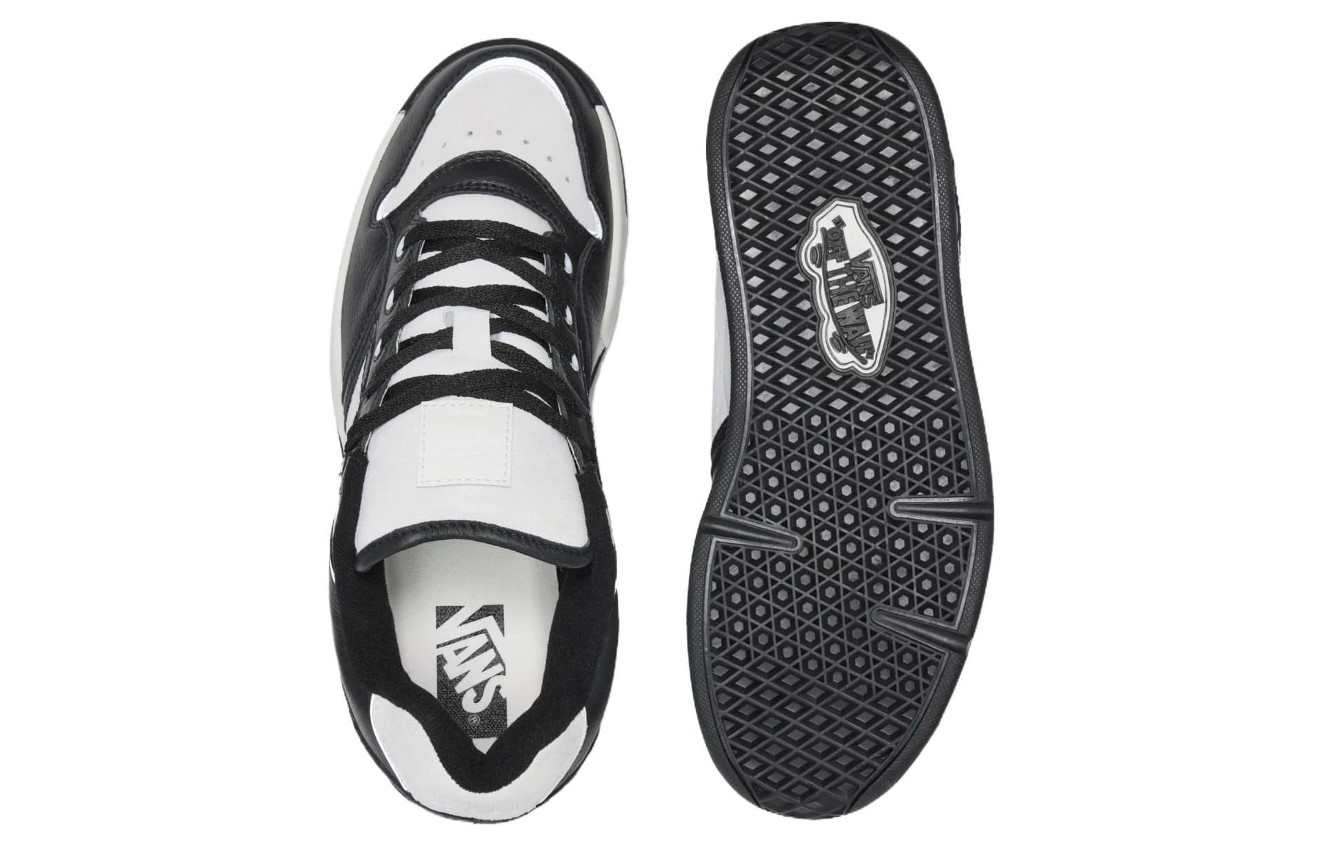 Кроссовки Vans Rowley Low Топ Скейтборд Кроссовки Унисекс Черный Белый - изображение 5