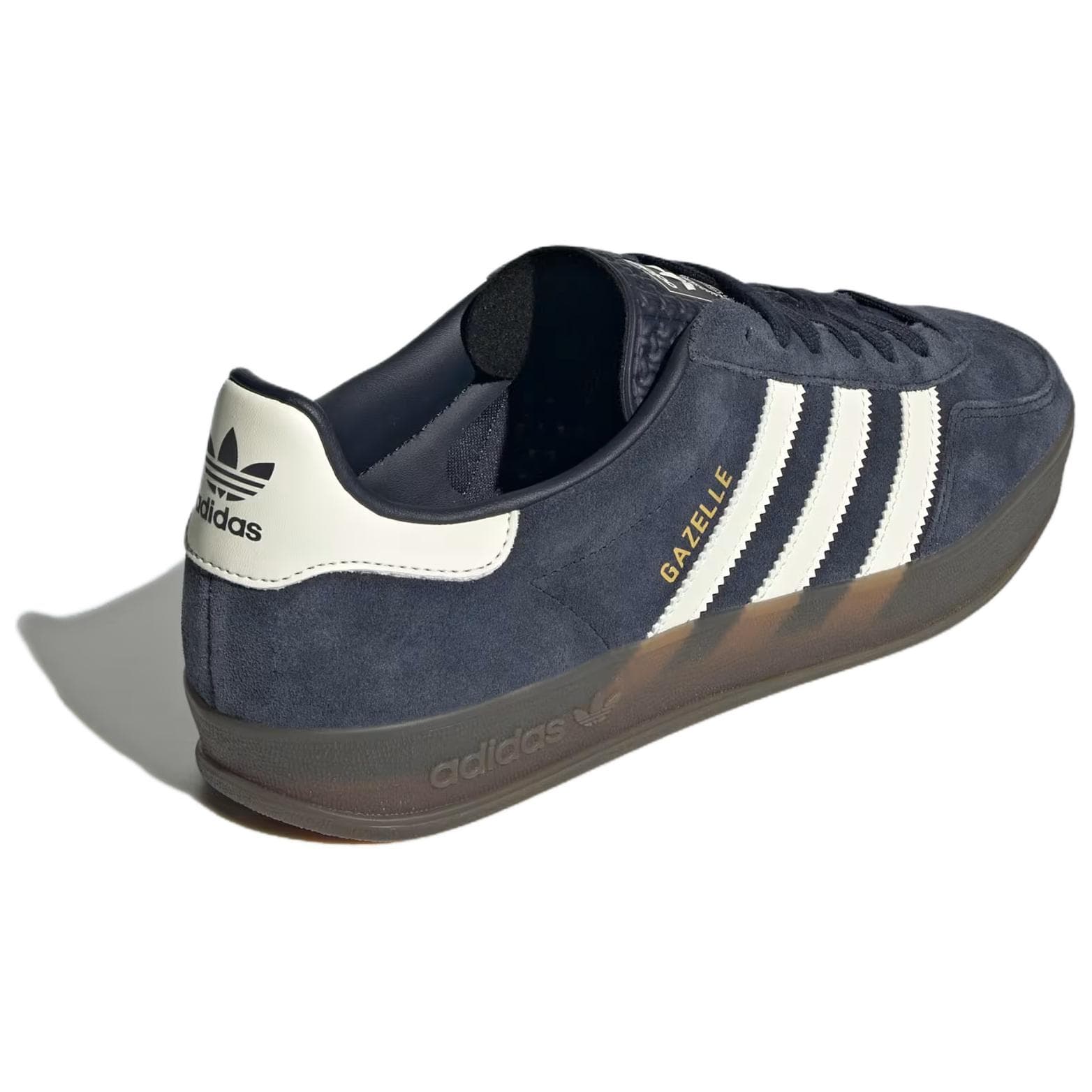 Кроссовки Adidas Originals GAZELLE INDOOR Низкие Скейтборд Обувь Мужская Темно-синяя - изображение 4