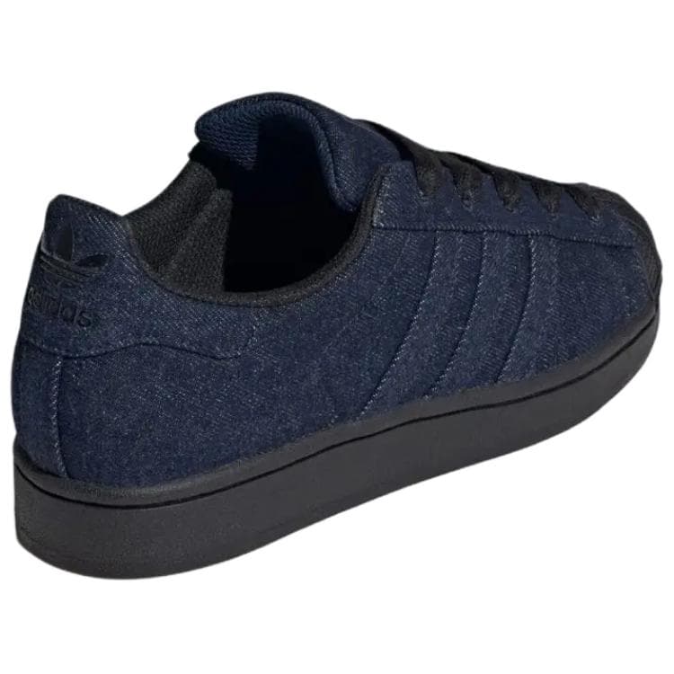 Кроссовки Adidas Originals Superstar 2 Устойчивая к истиранию низкая обувь для скейтбординга Женская Синяя Черная - изображение 4