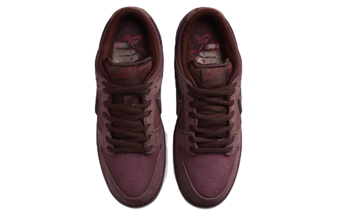 Кроссовки Nike Dunk SB "Burgundy Crush" Valentines - изображение 4