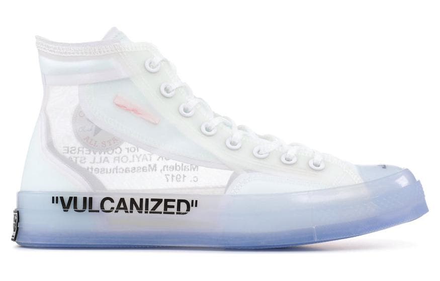 Кроссовки OFF-WHITE x Converse Chuck Taylor All Star Hi "The Ten" — фото 3