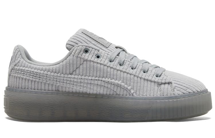 Кроссовки PUMA Basket Platform Grey - изображение 2