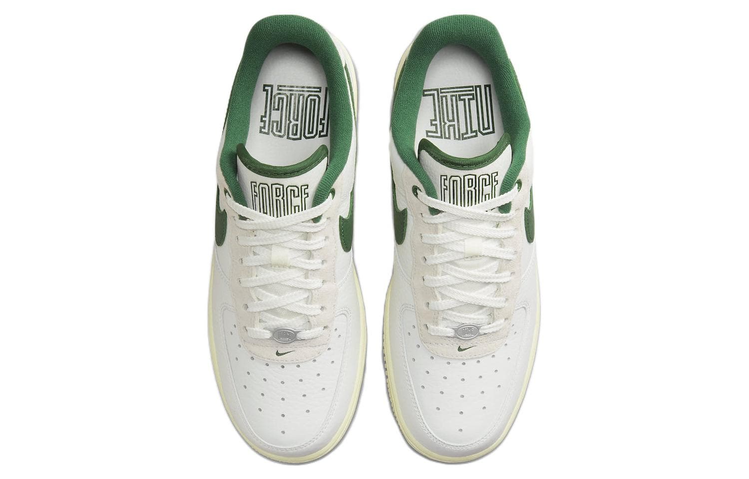 Кроссовки Nike Air Force 1 Low "Summit White and Gorge Green" — фото 4