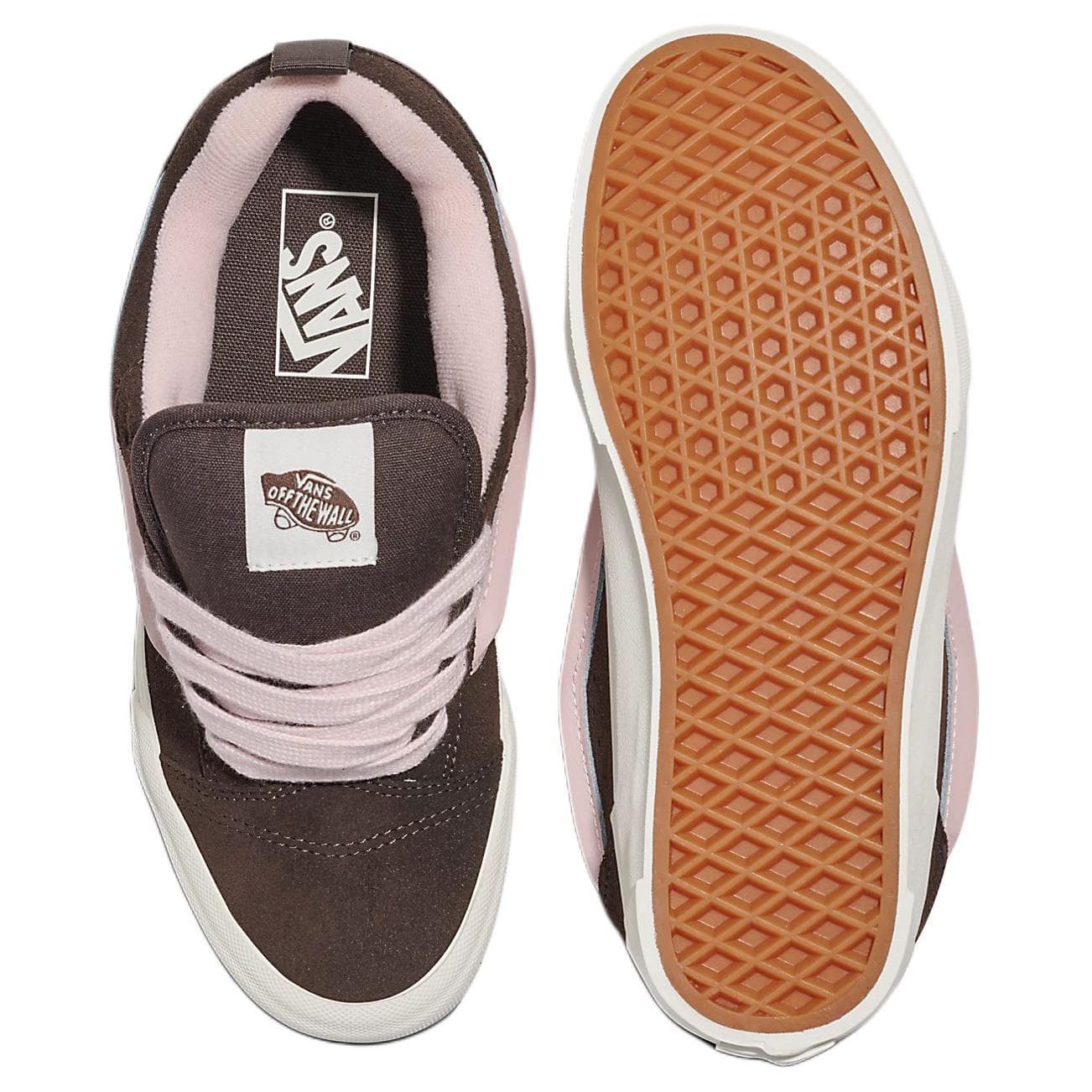 Кроссовки Vans Knu Skool Устойчивая к истиранию низкая обувь для скейтбординга унисекс коричневого цвета - изображение 4