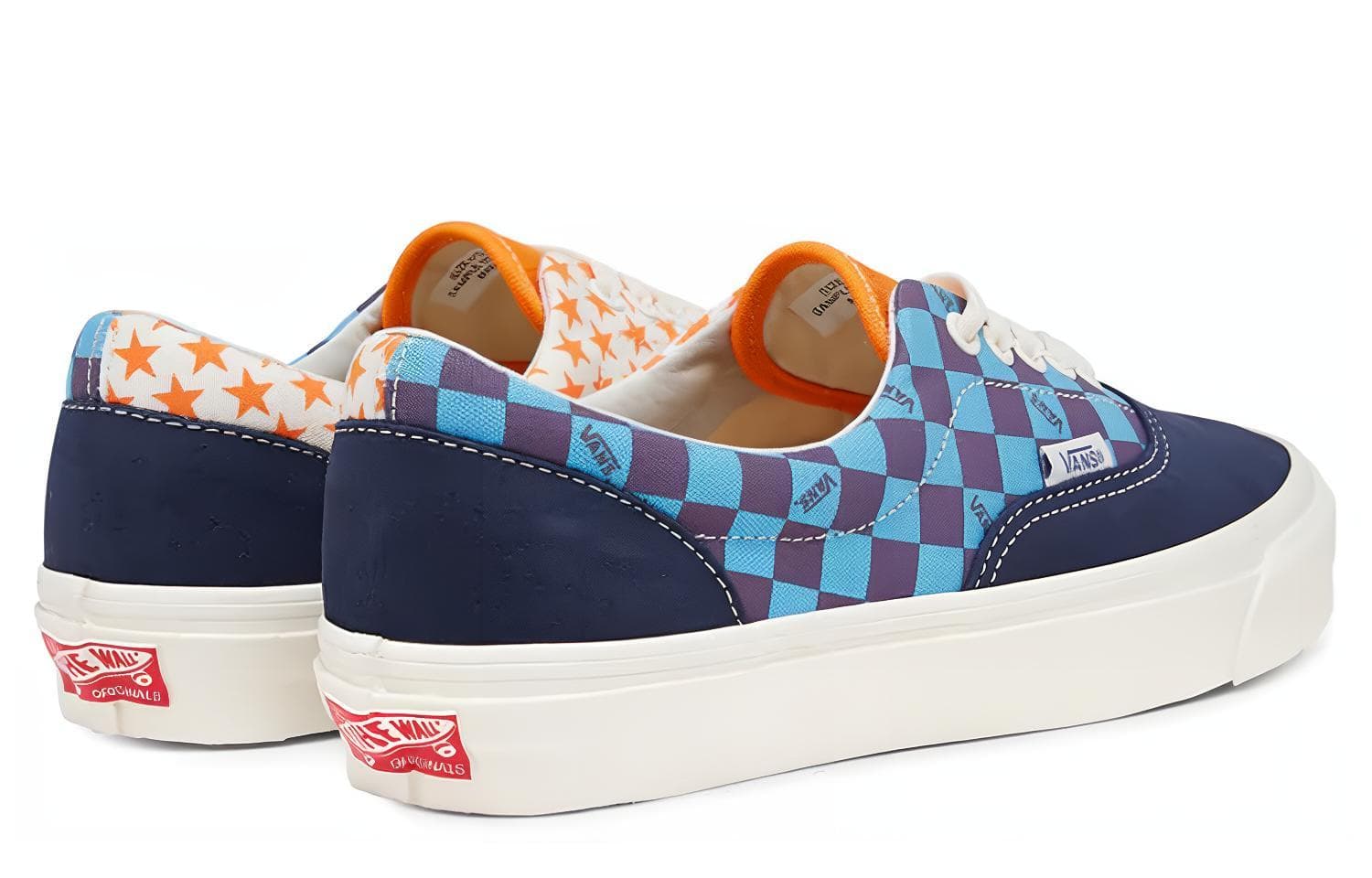 Кроссовки Vans Era LX PU Blue Orange - изображение 4