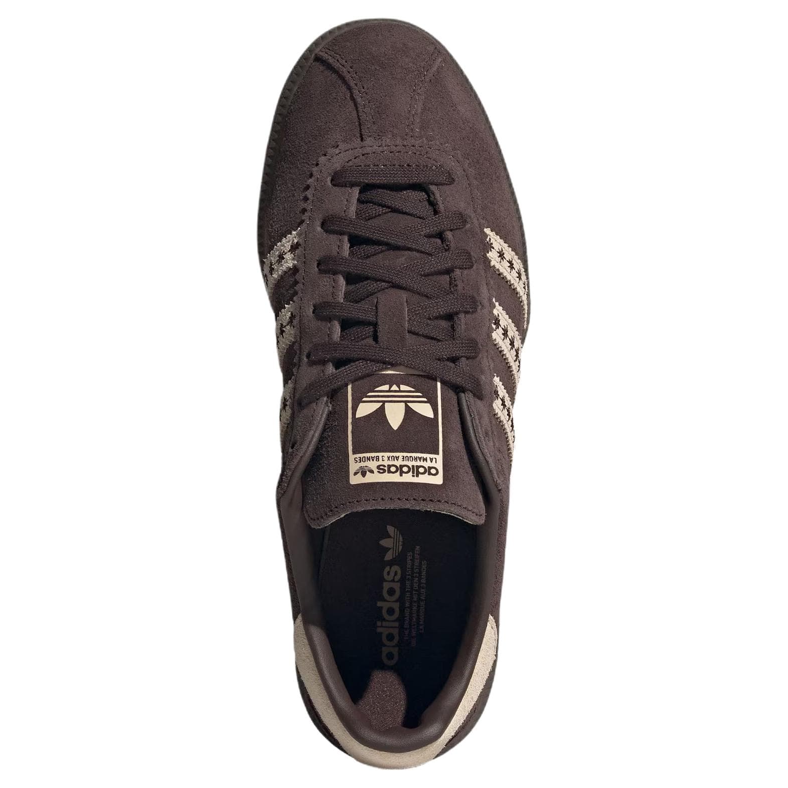 Кроссовки Adidas Originals Bermuda Low Топ Скейтборд Обувь Женские Темно-кофейный - изображение 4