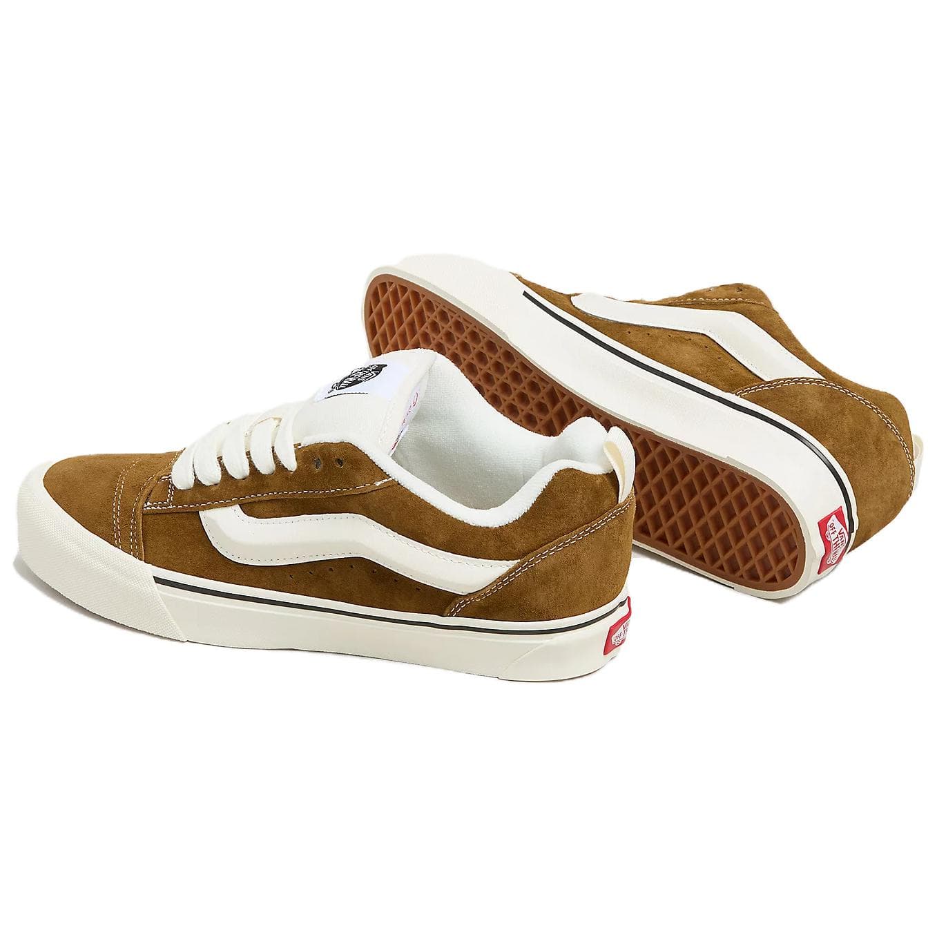 Кроссовки Vans Knu Skool Устойчивая к истиранию низкая обувь для скейтбординга унисекс коричневого цвета - изображение 1