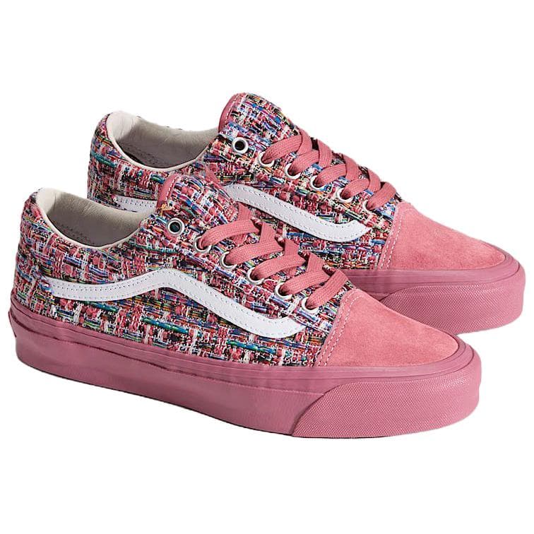 Кроссовки Vans Old Skool Low Топ Скейтборд Кроссовки Унисекс Розовые - изображение 3