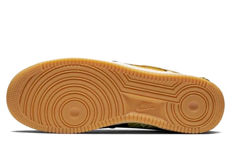 Кроссовки Travis Scott x Nike Air Force 1 "Cactus Jack" Yellow - изображение 5