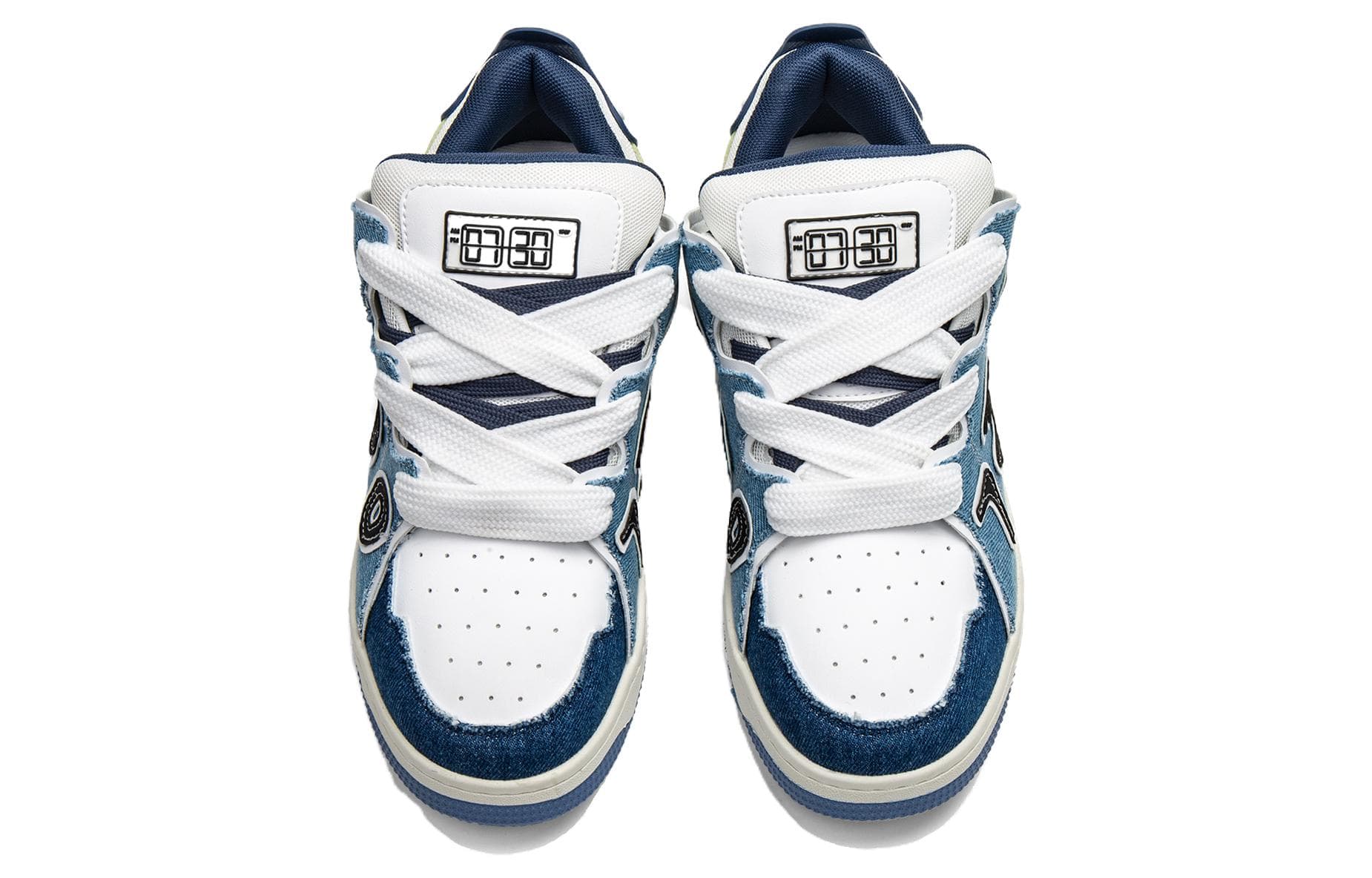 Кроссовки Youthloser Low Top Скейтборд Кроссовки Унисекс Джинсово-Синий - изображение 4