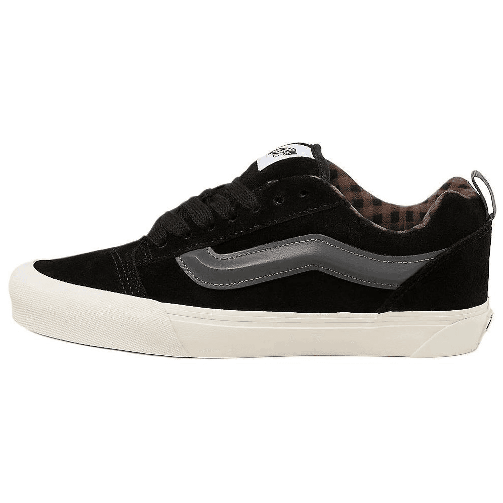 Кроссовки Vans Knu Skool Устойчивая к истиранию Низкая Скейтборд Обувь Женская Черная - изображение 1