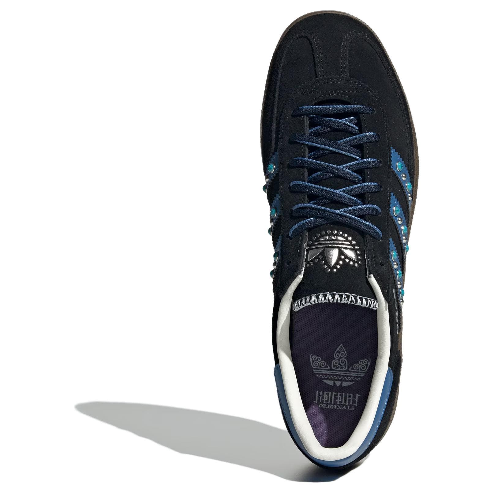 Кроссовки Adidas Originals HANDBALL SPEZIAL Низкие Скейтборд Обувь Унисекс Черные - изображение 6