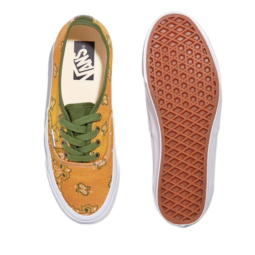 Кроссовки Vans Authentic 44 Low Топ Скейтборд Кроссовки Женские Желтые - изображение 4